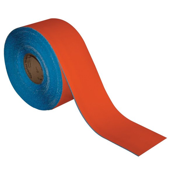 Superior Mark Floor Marking Tape, 4in x 100Ft , Orange IN-40-210I